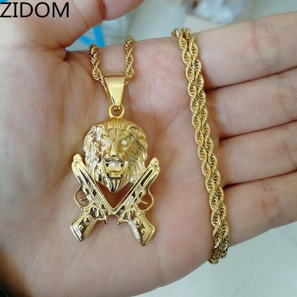 men hip hop lion with gun pendant necklaces stainless stee never fade hiphop necklace fashion vintage jewelry drop, Silver
men hip hop lion with gun pendant necklaces stainless stee never fade hiphop necklace fashion vintage jewelry drop, Silver