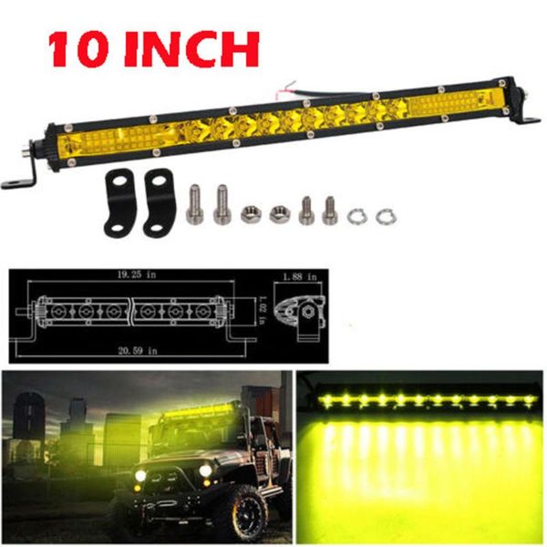 working light 10-inch ultra-slim 26led bar yellow combo spot beam trunk side work lamp waterproof for atv car
working light 10-inch ultra-slim 26led bar yellow combo spot beam trunk side work lamp waterproof for atv car