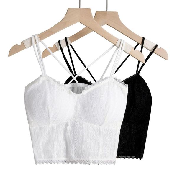 camisoles & tanks women lace bralette floral cami female beauty back underwear lingerie padded short cropped camisole, Black;white
camisoles & tanks women lace bralette floral cami female beauty back underwear lingerie padded short cropped camisole, Black;white