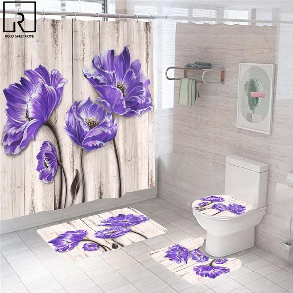 shower curtains 4 colors elegant flower floral women curtain polyester fabric bathroom bath mat set toilet cover rugs home decor
shower curtains 4 colors elegant flower floral women curtain polyester fabric bathroom bath mat set toilet cover rugs home decor