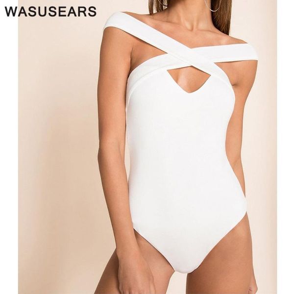 women bodysuit summer bodycon romper off shoulder criss cross white bodysuits streetwear women's jumpsuits & rompers, Black;white
women bodysuit summer bodycon romper off shoulder criss cross white bodysuits streetwear women's jumpsuits & rompers, Black;white