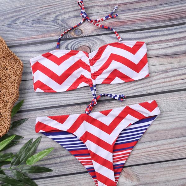 women's swimwear 2021 summer women ladies bikinis sets red striped 2pcs swimsuit halter bandage padded bra low waist bottoms female, White;black
women's swimwear 2021 summer women ladies bikinis sets red striped 2pcs swimsuit halter bandage padded bra low waist bottoms female, White;black