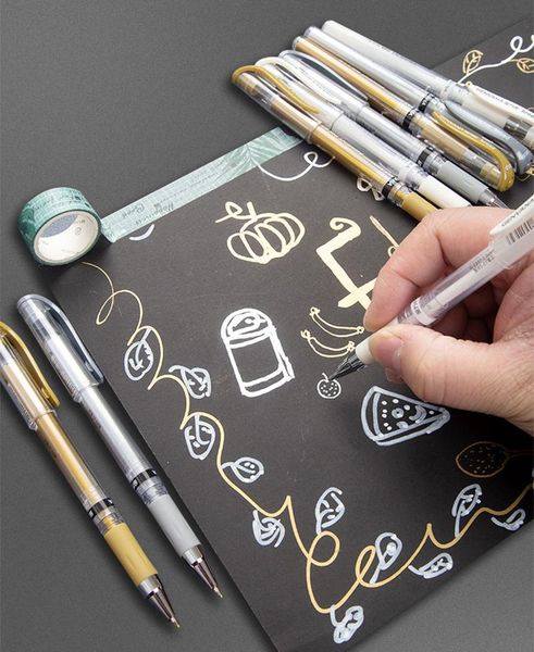 highlighters 1.0mm silver gold white highlight pen manga design markers waterproof ball sign for black card fine liner sketch writing, Black;red
highlighters 1.0mm silver gold white highlight pen manga design markers waterproof ball sign for black card fine liner sketch writing, Black;red