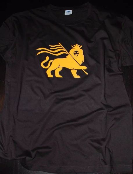 t-shirt lion of judah reggae rasta black flock print cotton yellow bob marley, White;black
t-shirt lion of judah reggae rasta black flock print cotton yellow bob marley, White;black