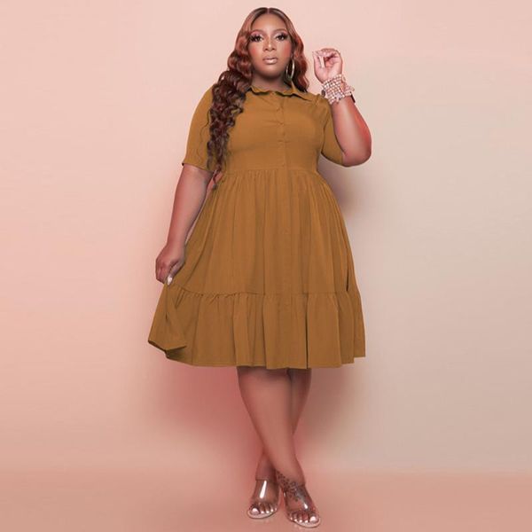 party dresses xl-5xl large size women fit and flare pleated dress turn down collar short sleeve vestidos office lady high waist a-line, White;black
party dresses xl-5xl large size women fit and flare pleated dress turn down collar short sleeve vestidos office lady high waist a-line, White;black