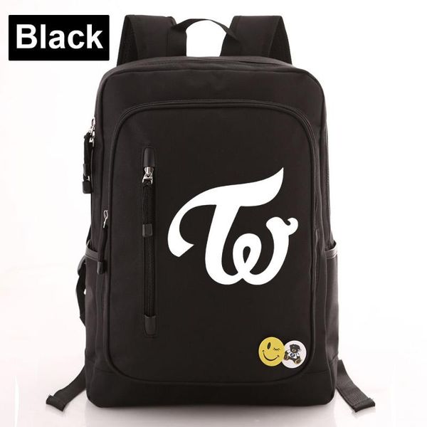 backpack twice yes korean band bag zipper pocket men women bookbag student school travel lapmochila badge
backpack twice yes korean band bag zipper pocket men women bookbag student school travel lapmochila badge