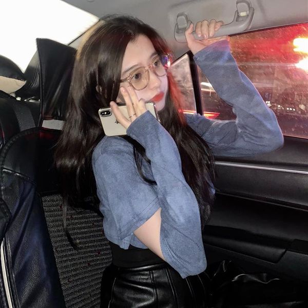 women's t-shirt tie dye t-shirts women blue removable sleeve trendy korean style chic club streetwear female crop ins slim cozy, White
women's t-shirt tie dye t-shirts women blue removable sleeve trendy korean style chic club streetwear female crop ins slim cozy, White