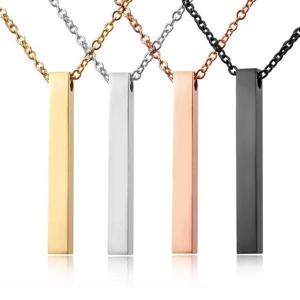 rinhoo four sides engraving personalized square bar custom name necklace stainless steel pendant for women/men birthday gift, Silver
rinhoo four sides engraving personalized square bar custom name necklace stainless steel pendant for women/men birthday gift, Silver