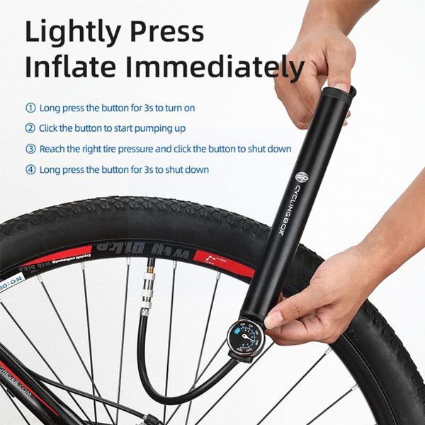 bike pumps mountain portable tire inflator electric tyre compressor air pump for bicycles
bike pumps mountain portable tire inflator electric tyre compressor air pump for bicycles