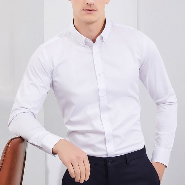 bamboo fiber men's shirt professional dress long sleeve bottom light business leisure multicolor, White;black
bamboo fiber men's shirt professional dress long sleeve bottom light business leisure multicolor, White;black