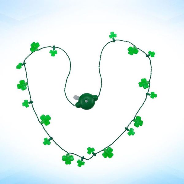 party decoration st. patrick's day glowing necklace led string lights creative shamrock for festival (8-leds)
party decoration st. patrick's day glowing necklace led string lights creative shamrock for festival (8-leds)