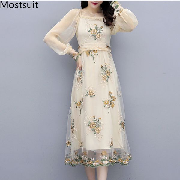 spring runway vintage floral embroidery long dress women full sleeve o-neck party fashion ladies dresses vestidos mujer 210518, Black;gray
spring runway vintage floral embroidery long dress women full sleeve o-neck party fashion ladies dresses vestidos mujer 210518, Black;gray