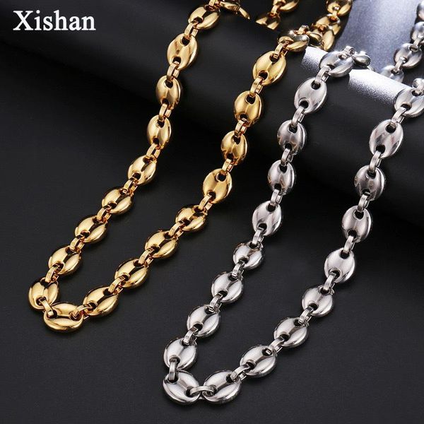 chains coffee beans link chain 11mm necklaces for men stainless steel rope fashion hip hop jewelry, Silver
chains coffee beans link chain 11mm necklaces for men stainless steel rope fashion hip hop jewelry, Silver
