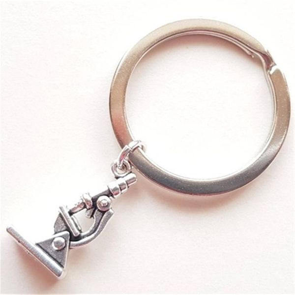 keychains microscope keyring - keychain science lover gift biology or chemistry teacher, Silver
keychains microscope keyring - keychain science lover gift biology or chemistry teacher, Silver