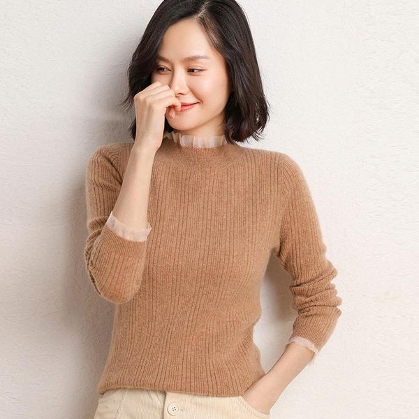 100% women half turtleneck wool sweaters for autumn winter 2021 pullover knitted sweater jersey mujer zjt810 women's, White;black
100% women half turtleneck wool sweaters for autumn winter 2021 pullover knitted sweater jersey mujer zjt810 women's, White;black