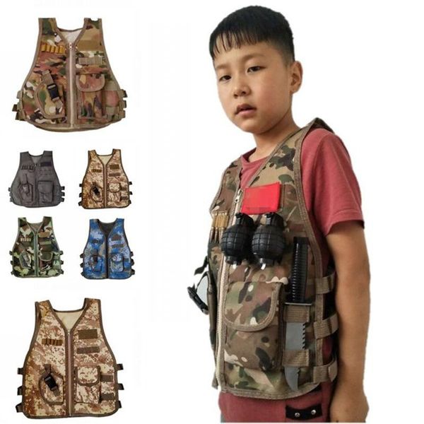 hunting jackets children military kids vest camouflage clothes tactical army cosplay costume sniper uniform combat cs gear, Camo;black
hunting jackets children military kids vest camouflage clothes tactical army cosplay costume sniper uniform combat cs gear, Camo;black