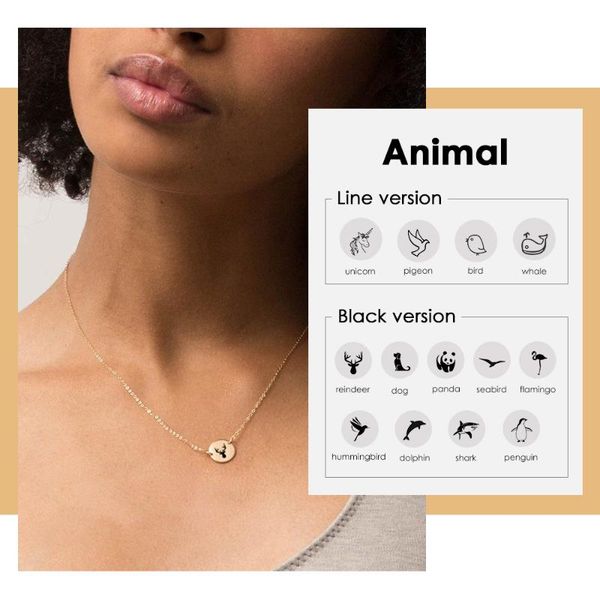 pendant necklaces carlidana engrave deer necklace ladies animal choker for women 316l stainless steel fashion jewelry, Silver
pendant necklaces carlidana engrave deer necklace ladies animal choker for women 316l stainless steel fashion jewelry, Silver