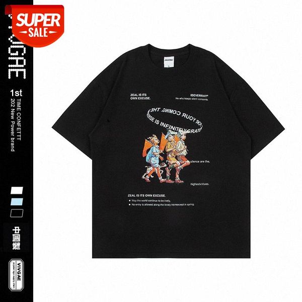 vivgae men's street print short-sleeved t-shirt hip-hop loose wild casual #8u0b, White;black
vivgae men's street print short-sleeved t-shirt hip-hop loose wild casual #8u0b, White;black