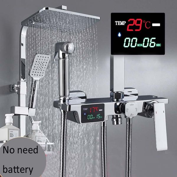 chrome shower set thermostatic mixer brass faucet body copper casting nozzle bathroom sets
chrome shower set thermostatic mixer brass faucet body copper casting nozzle bathroom sets
