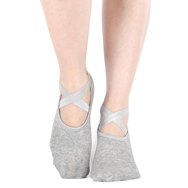 sports socks 1 pair womens cotton yoga ballet cross straps backless pilates professional lady non-slip foot boat, Black
sports socks 1 pair womens cotton yoga ballet cross straps backless pilates professional lady non-slip foot boat, Black