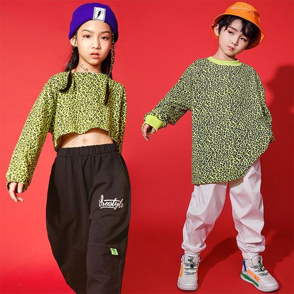 clothing sets girls hip hop sweatshirt boys jogger pants 2 pcs set kids streetwear leopard crop child outfits jazz dance costume, White
clothing sets girls hip hop sweatshirt boys jogger pants 2 pcs set kids streetwear leopard crop child outfits jazz dance costume, White