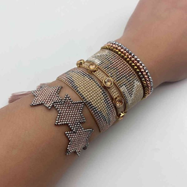 bluestar turkish evil eye miyuki bead bracelet star chic pulseras mujer moda handmade crystal armband, Golden;silver
bluestar turkish evil eye miyuki bead bracelet star chic pulseras mujer moda handmade crystal armband, Golden;silver