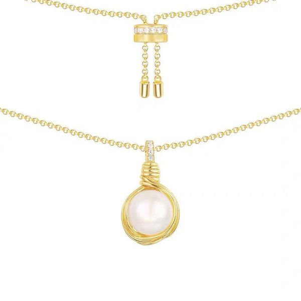 pendant necklaces fashion yellow gold shell pearl charm necklace 1:1 design laventuriere adjustable chain choker for women wedding party jew, Silver
pendant necklaces fashion yellow gold shell pearl charm necklace 1:1 design laventuriere adjustable chain choker for women wedding party jew, Silver
