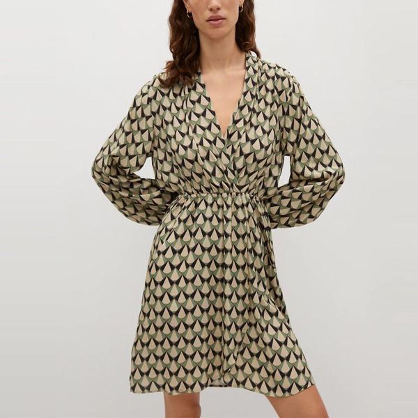 casual dresses fall geometric wrap v neck dress for women print pleated long puff sleeve a line elastic waist ladies mini 0576 o9x9, Black;gray
casual dresses fall geometric wrap v neck dress for women print pleated long puff sleeve a line elastic waist ladies mini 0576 o9x9, Black;gray