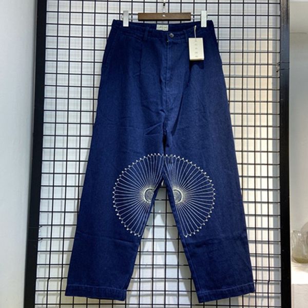 2021 new washed old vintage cargo men women trousers embroidery pattern kapital denim pants v3n8, Black
2021 new washed old vintage cargo men women trousers embroidery pattern kapital denim pants v3n8, Black