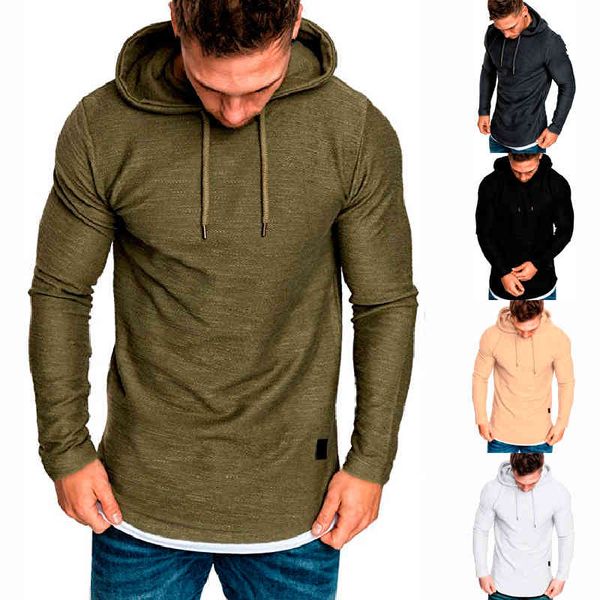 men's hoodies sweatshirts leisure pullover for male solid color long sleeve hoodie sweatshirt sportwear man hoodies 210515, Black
men's hoodies sweatshirts leisure pullover for male solid color long sleeve hoodie sweatshirt sportwear man hoodies 210515, Black