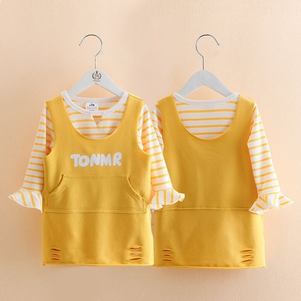 spring autumn fashion 2 4 6 8 10 years baby striped tank dress+ butterfly sleeve t-shirt 2 pcs school kids girls pocket set 210529, White
spring autumn fashion 2 4 6 8 10 years baby striped tank dress+ butterfly sleeve t-shirt 2 pcs school kids girls pocket set 210529, White