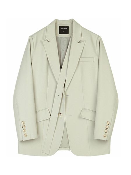 women's suits & blazers yizzhoy spring autumn office lady notched collar vintage loose blazer women long sleeve single breasted, White;black
women's suits & blazers yizzhoy spring autumn office lady notched collar vintage loose blazer women long sleeve single breasted, White;black