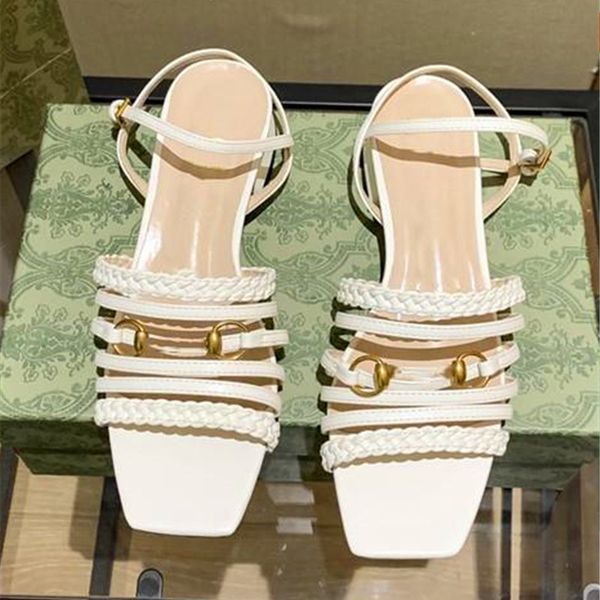 2021 designer luxury fashion women's horsebit leather sandals with g straps female high heels rubber shoes heatshoes, Black
2021 designer luxury fashion women's horsebit leather sandals with g straps female high heels rubber shoes heatshoes, Black