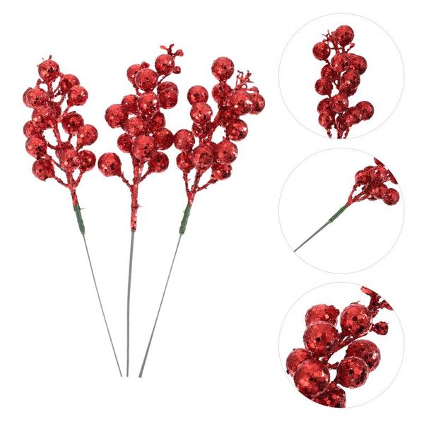 decorative flowers & wreaths 12pcs simulation christmas berries branches party garland accessories
decorative flowers & wreaths 12pcs simulation christmas berries branches party garland accessories