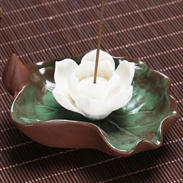 fragrance lamps simple ceramic incense burners buddha stick holder censer boat flowers shape for home decoration
fragrance lamps simple ceramic incense burners buddha stick holder censer boat flowers shape for home decoration