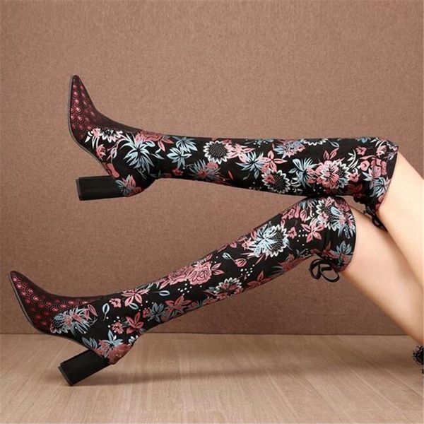 boots 2021 fashion women winter suede for embroider boot high heel over the knee platform wedges pointed, Black
boots 2021 fashion women winter suede for embroider boot high heel over the knee platform wedges pointed, Black