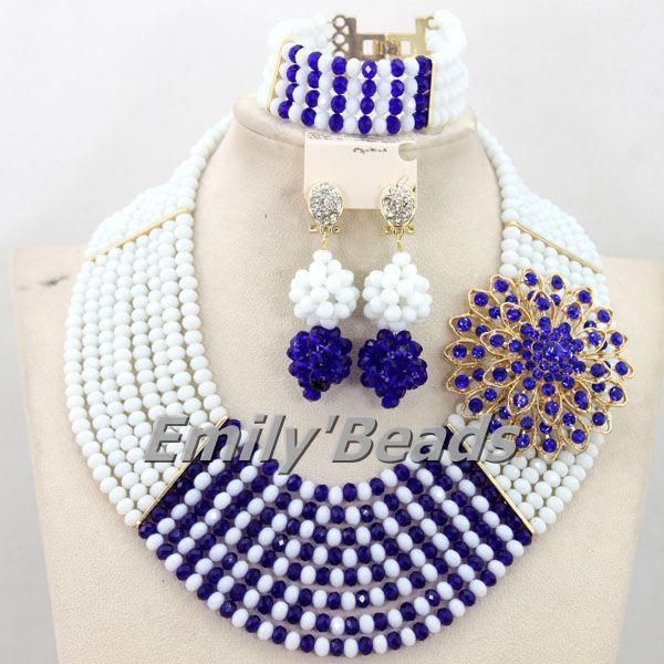 earrings & necklace 2021 latest nigerian african beads wedding jewelry set gold women fashion bridal aej830, Silver
earrings & necklace 2021 latest nigerian african beads wedding jewelry set gold women fashion bridal aej830, Silver