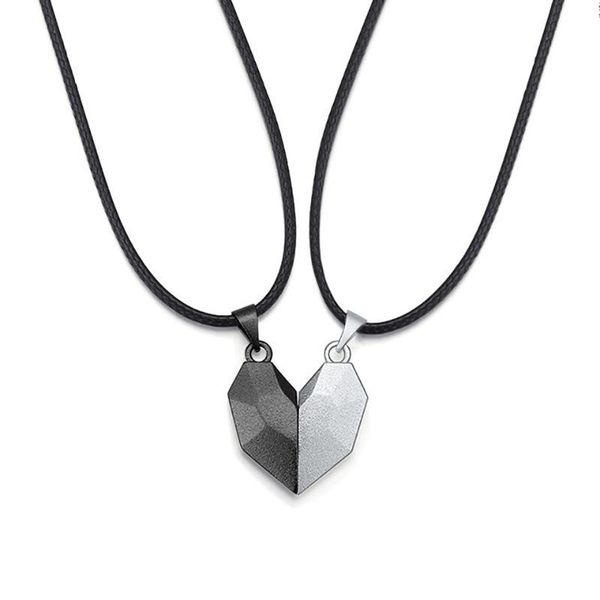 pendant necklaces 2pcs couple necklace magnet suction wishing stone creative attraction pendants menwomen love for long distance girlfriend, Silver
pendant necklaces 2pcs couple necklace magnet suction wishing stone creative attraction pendants menwomen love for long distance girlfriend, Silver