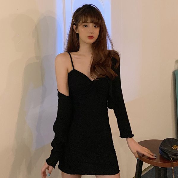 casual dresses cmaz women's plus size early autumn bow suspender for plump girls slim-fit knitted cardigan suit two-piece set t3nc, Black;gray
casual dresses cmaz women's plus size early autumn bow suspender for plump girls slim-fit knitted cardigan suit two-piece set t3nc, Black;gray