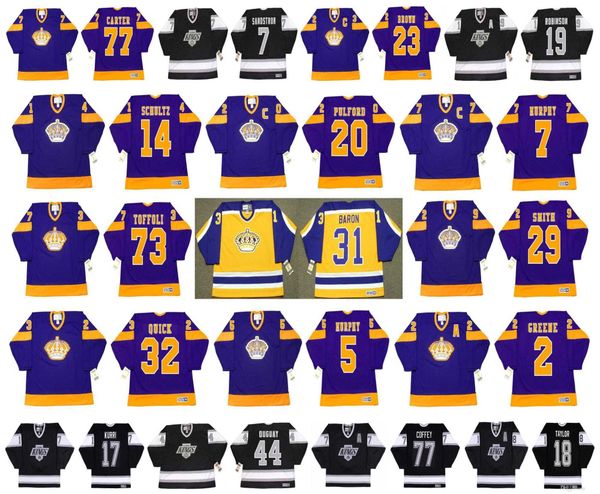 vintage los angeles kings jersey 44 ron duguay 2 greene 77 carter 23 brown 7 tomas sandstrom 19 robinson 17 kurri 77 paul coffey ccm hockey, Black
vintage los angeles kings jersey 44 ron duguay 2 greene 77 carter 23 brown 7 tomas sandstrom 19 robinson 17 kurri 77 paul coffey ccm hockey, Black