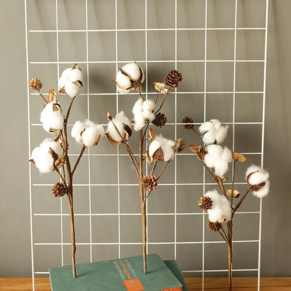 naturally dried cotton flower artificial plants floral branch for wedding party decoration fake flowers home decor decorative & wreaths
naturally dried cotton flower artificial plants floral branch for wedding party decoration fake flowers home decor decorative & wreaths