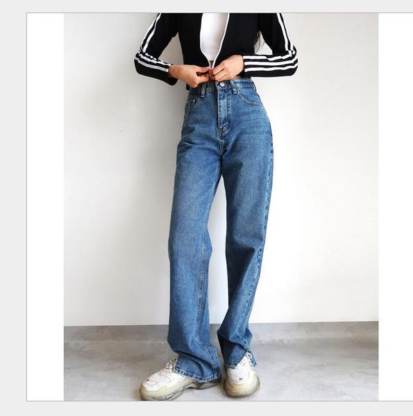 women's jeans wide leg woman high waist washed denim female pants aesthetic baggy mom fashion oversize straight trouser streetwear, Blue
women's jeans wide leg woman high waist washed denim female pants aesthetic baggy mom fashion oversize straight trouser streetwear, Blue