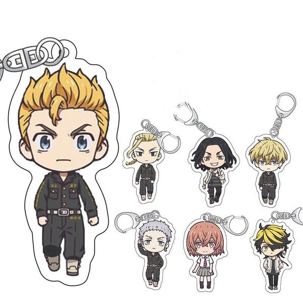 keychains tokyo revengers keychain man acrylic key chain women ring for pants kid pendant holder fashion brelok, Silver
keychains tokyo revengers keychain man acrylic key chain women ring for pants kid pendant holder fashion brelok, Silver