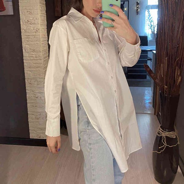 colorfaith women spring autumn blouse shirts oversize split korean style irregular elegant lady wild long bl0119 210427, White
colorfaith women spring autumn blouse shirts oversize split korean style irregular elegant lady wild long bl0119 210427, White
