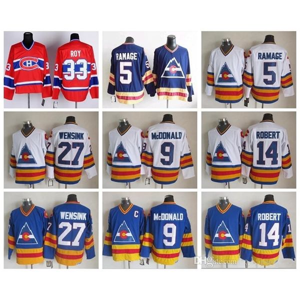 goodjjob Colorado Avalanche 33 Patrick Roy Jersey Men Hockey 27 John Wensink 5 Rob Ramage 14 Rene Robert 9 Lanny McDonald Vintage CCM, Colour 1
goodjjob Colorado Avalanche 33 Patrick Roy Jersey Men Hockey 27 John Wensink 5 Rob Ramage 14 Rene Robert 9 Lanny McDonald Vintage CCM, Colour 1