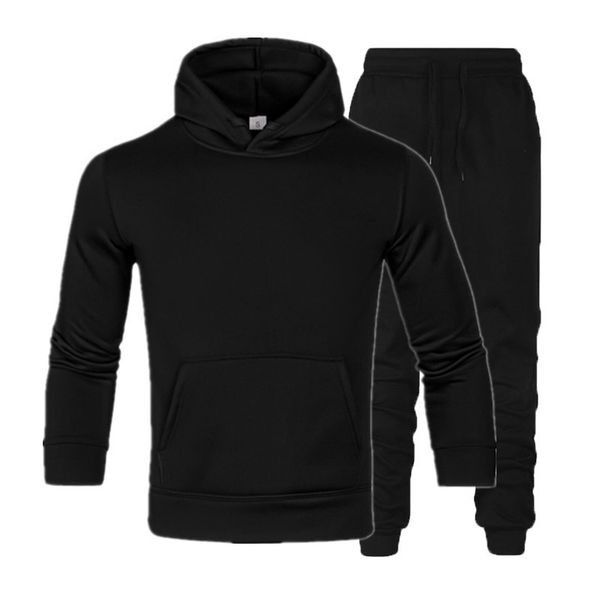 men's tracksuits autumn and winter fashion brand sweater suit hooded plush lovers pure color, Gray
men's tracksuits autumn and winter fashion brand sweater suit hooded plush lovers pure color, Gray