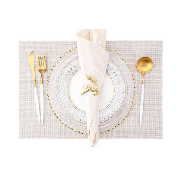 mats & pads placemats heat resistant stain anti-water non-slip for dining table washable durable pvc weave
mats & pads placemats heat resistant stain anti-water non-slip for dining table washable durable pvc weave