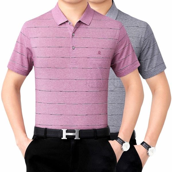 men's polos short sleeve t-shirt middle-aged and elderly silk lapel thin stripe large size loose dad's shirt, White;black
men's polos short sleeve t-shirt middle-aged and elderly silk lapel thin stripe large size loose dad's shirt, White;black