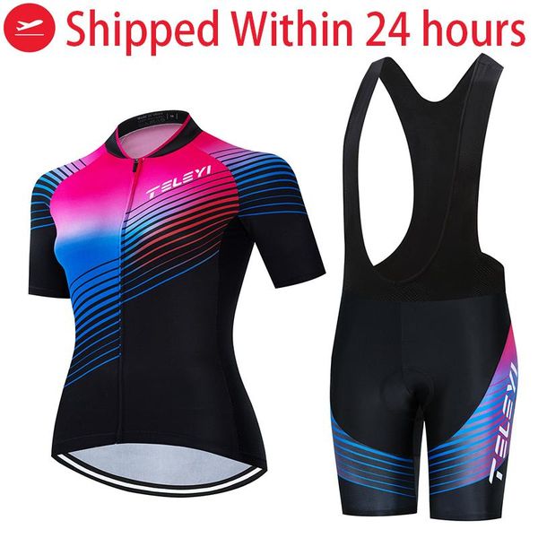 racing sets 2021 summer teleyi women's special cycling wear set ciclismo mujer feminino roupa de bike uniform, Black;blue
racing sets 2021 summer teleyi women's special cycling wear set ciclismo mujer feminino roupa de bike uniform, Black;blue