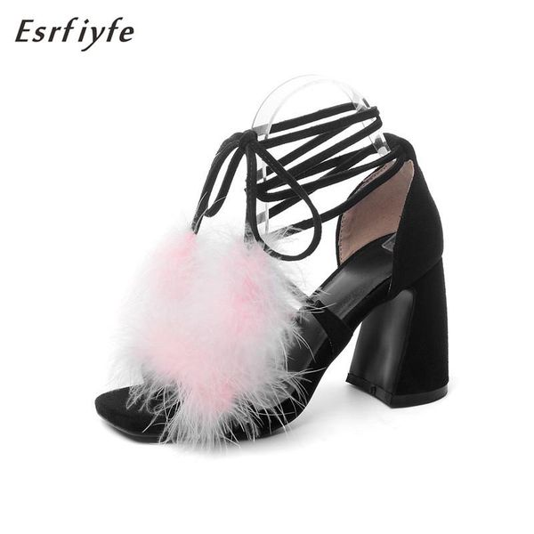 high heels sandals footwear festher ankle strap gladiator platform female wedding shoes women party, Black
high heels sandals footwear festher ankle strap gladiator platform female wedding shoes women party, Black